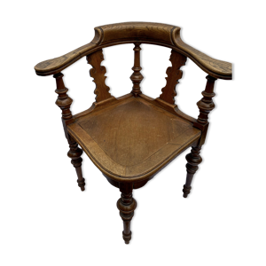 Chaise d'angle en bois