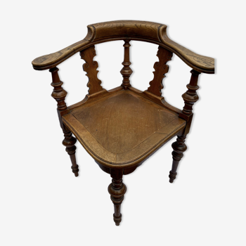 Wooden corner chair