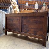Coffre storage patinated wood Mongole late 19th
