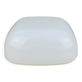 Square opaline wall light, vintage ceiling light, 1960s.