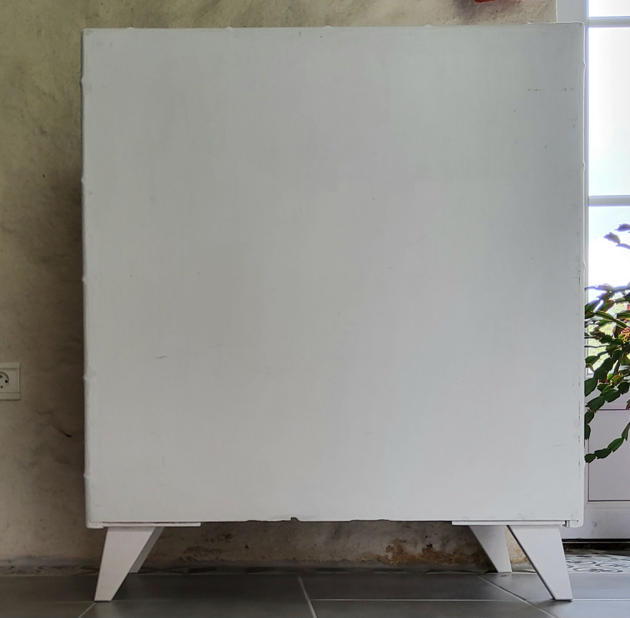 Rattan chest of drawers 70s