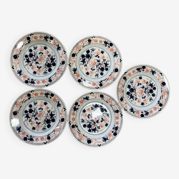 English flower plates