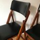 Pair of folding Scandinavian chairs