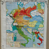 Hatier school map of Europe