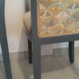 Pair of Rosello Art Deco barrel armchairs