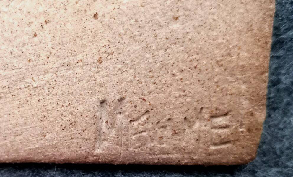 Ceramic sculpture by annie maume, 1970s/80s