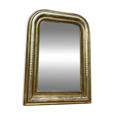 miroir napoleon III or et argent