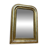 miroir napoleon III or et argent