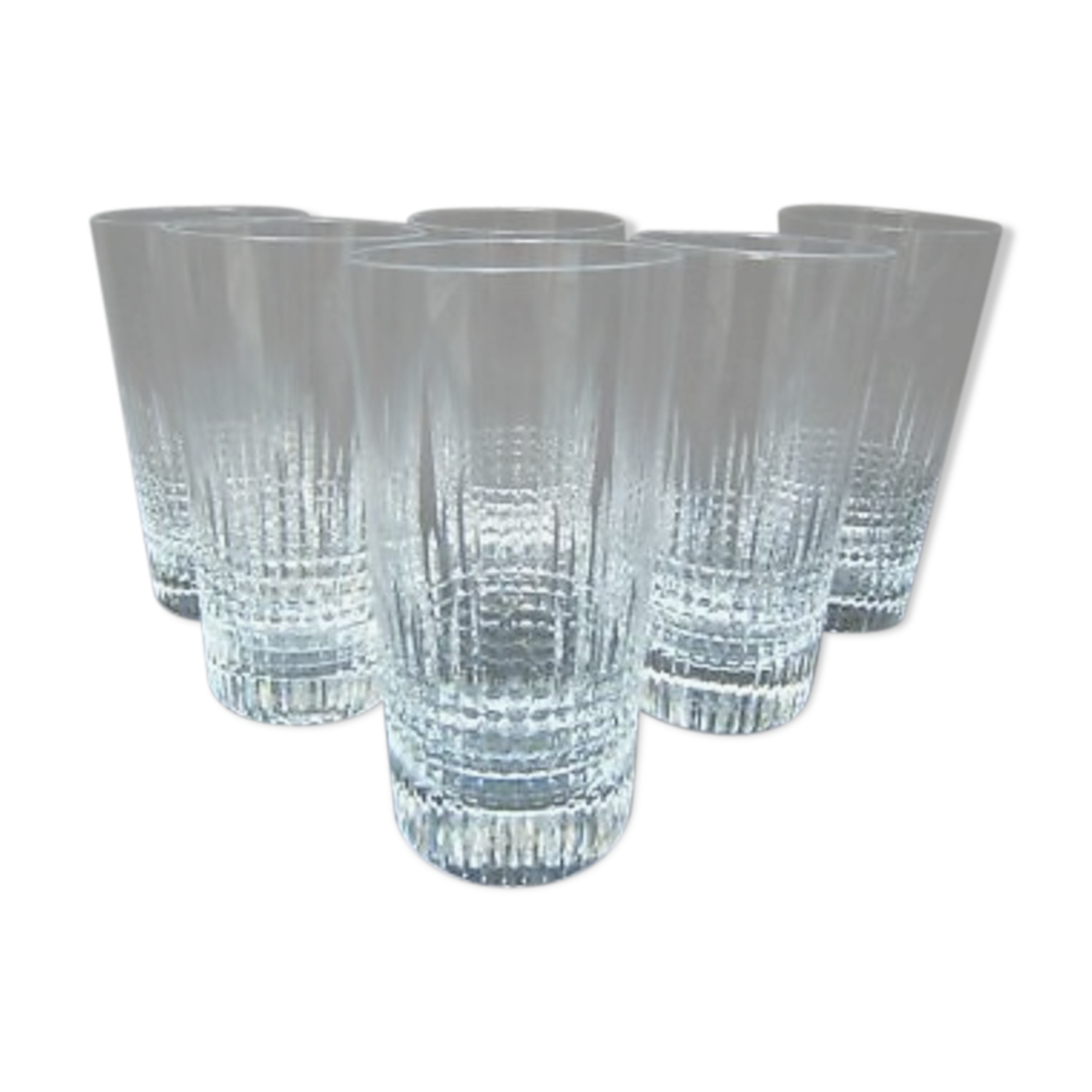 6 Baccarat glasses