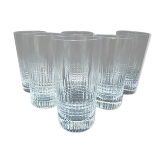 6 Baccarat glasses