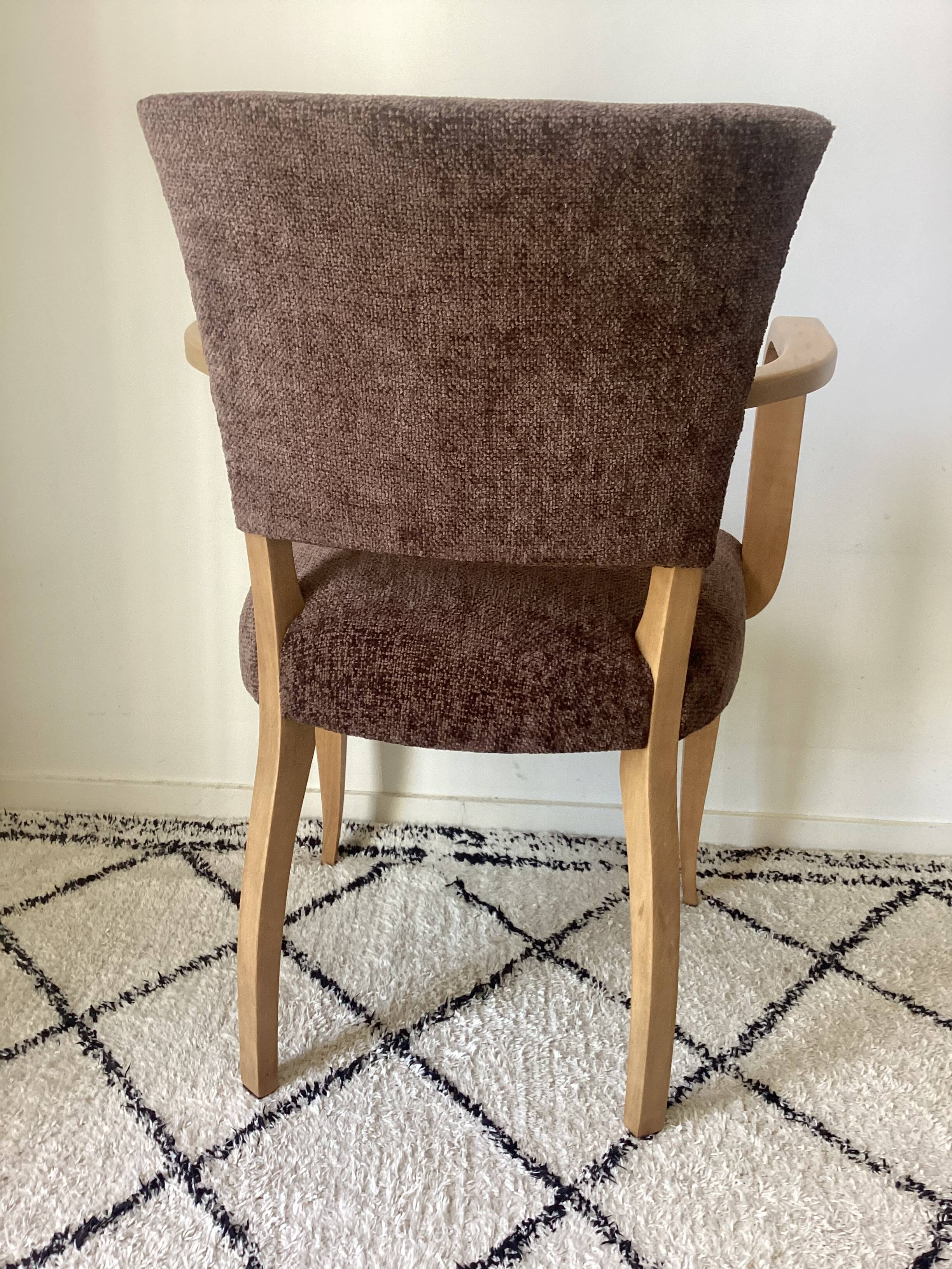 Fully restored bridge armchair