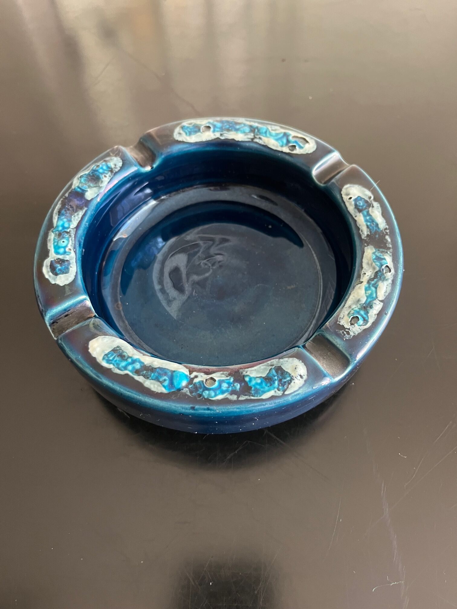 Lava ceramic ashtray