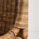 Oak and rattan chair, set of 4
