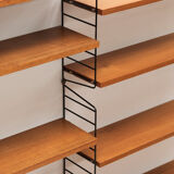3-Piece wall unit by Nisse Strinning for String, Sweden, 1960s