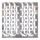 Pair of cast aluminum panels, 1970s