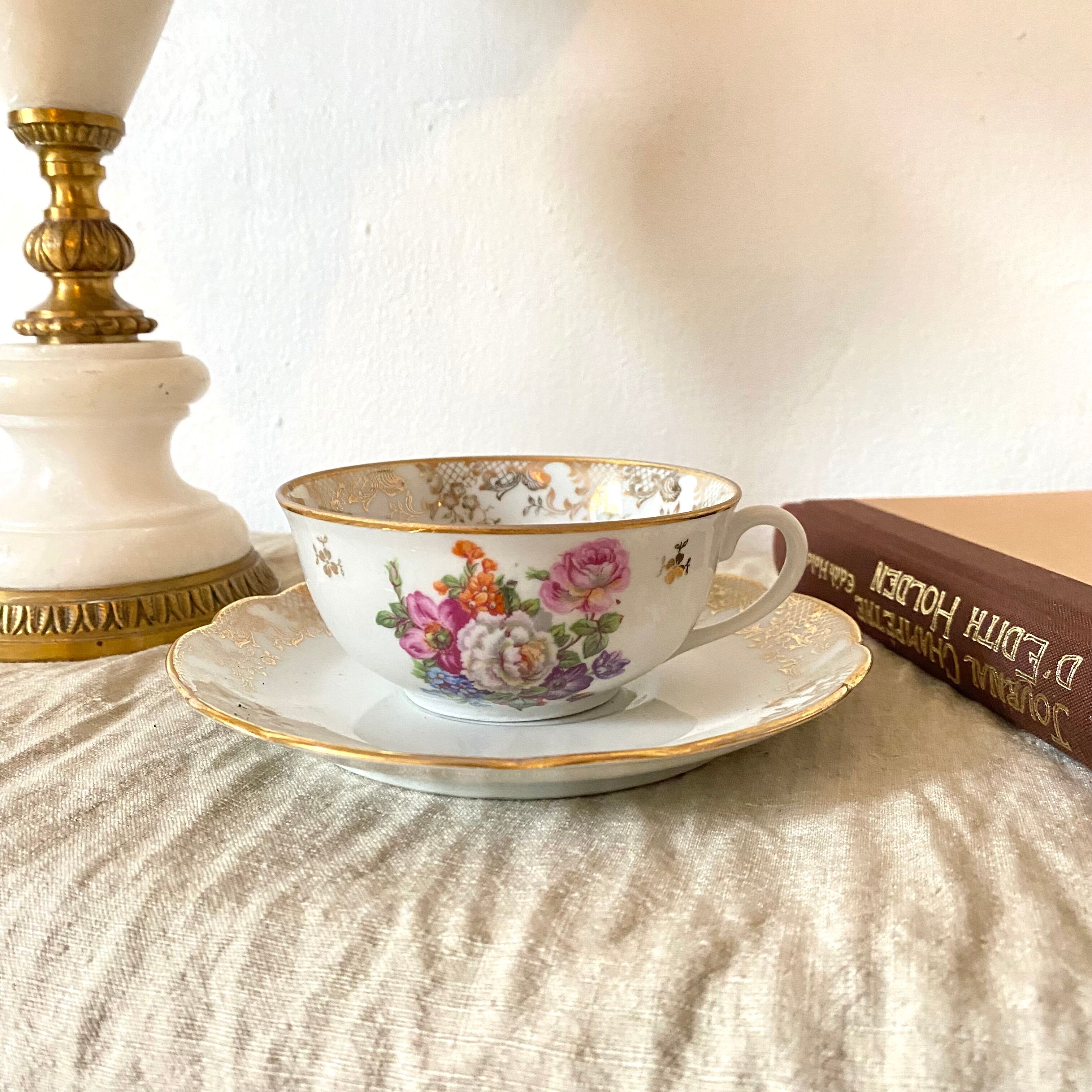 Limoges porcelain cups