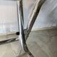 Enbsemble 3 chaises bistrot en aluminium