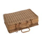 Wicker suitcase
