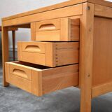 Light wood desk