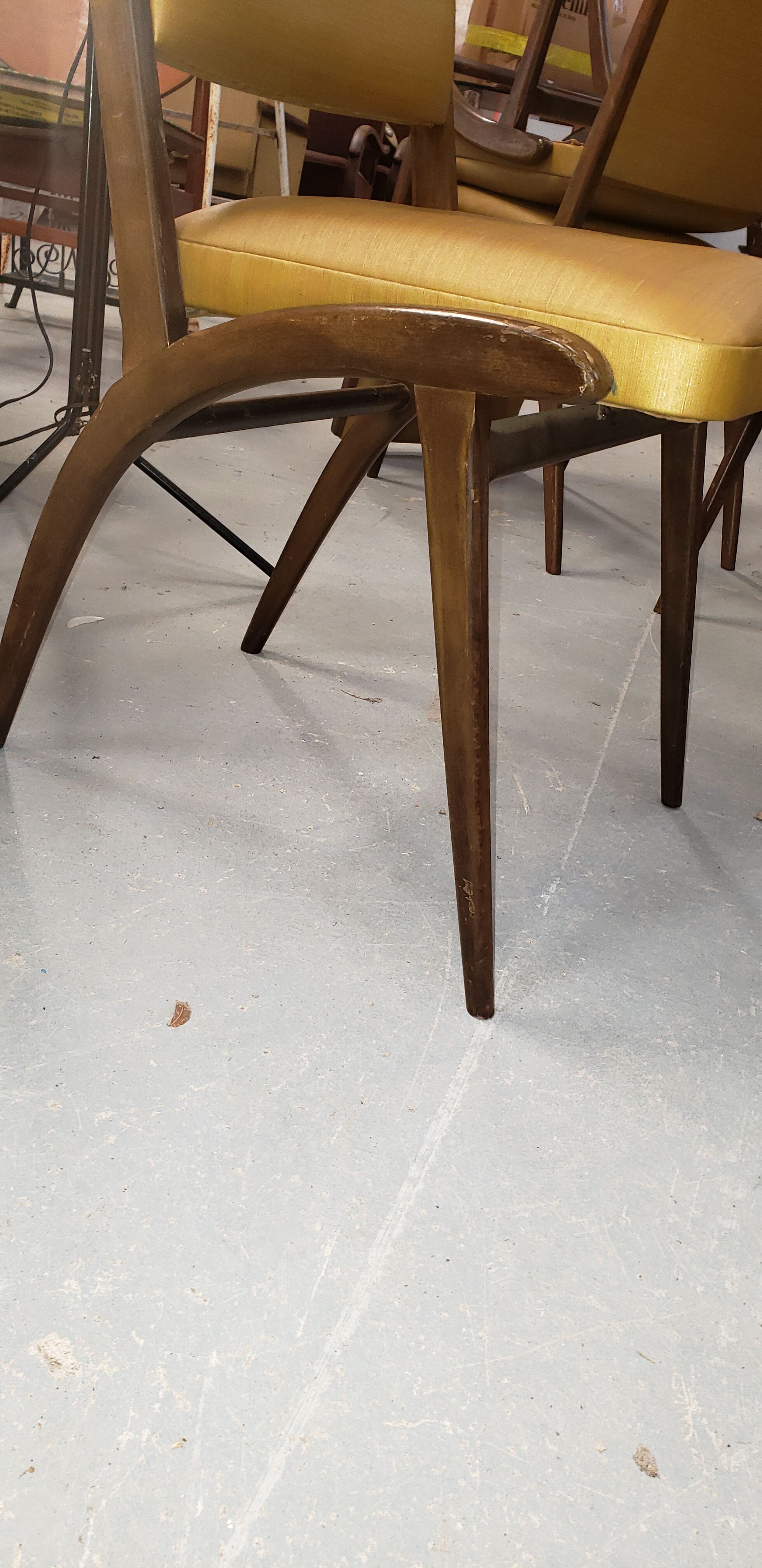 Set de 6 chaises scandinave vintage années 50/60