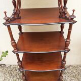 Napoleon III mahogany standing shelf