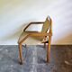 Bentwood armchair from the 1980s, upholstered, Scandinavian style, for dining room or office.