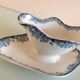Saucière decor platane des faienceries  de St Amand et Hamage / vintage années 40-50