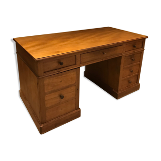 Bureau à caisson en chêne
