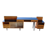 Stylish desk and cupboard set from the 1970s/80s - Design M. Pozar, UP Zavo