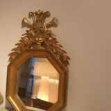 Frame mirror wood Golden