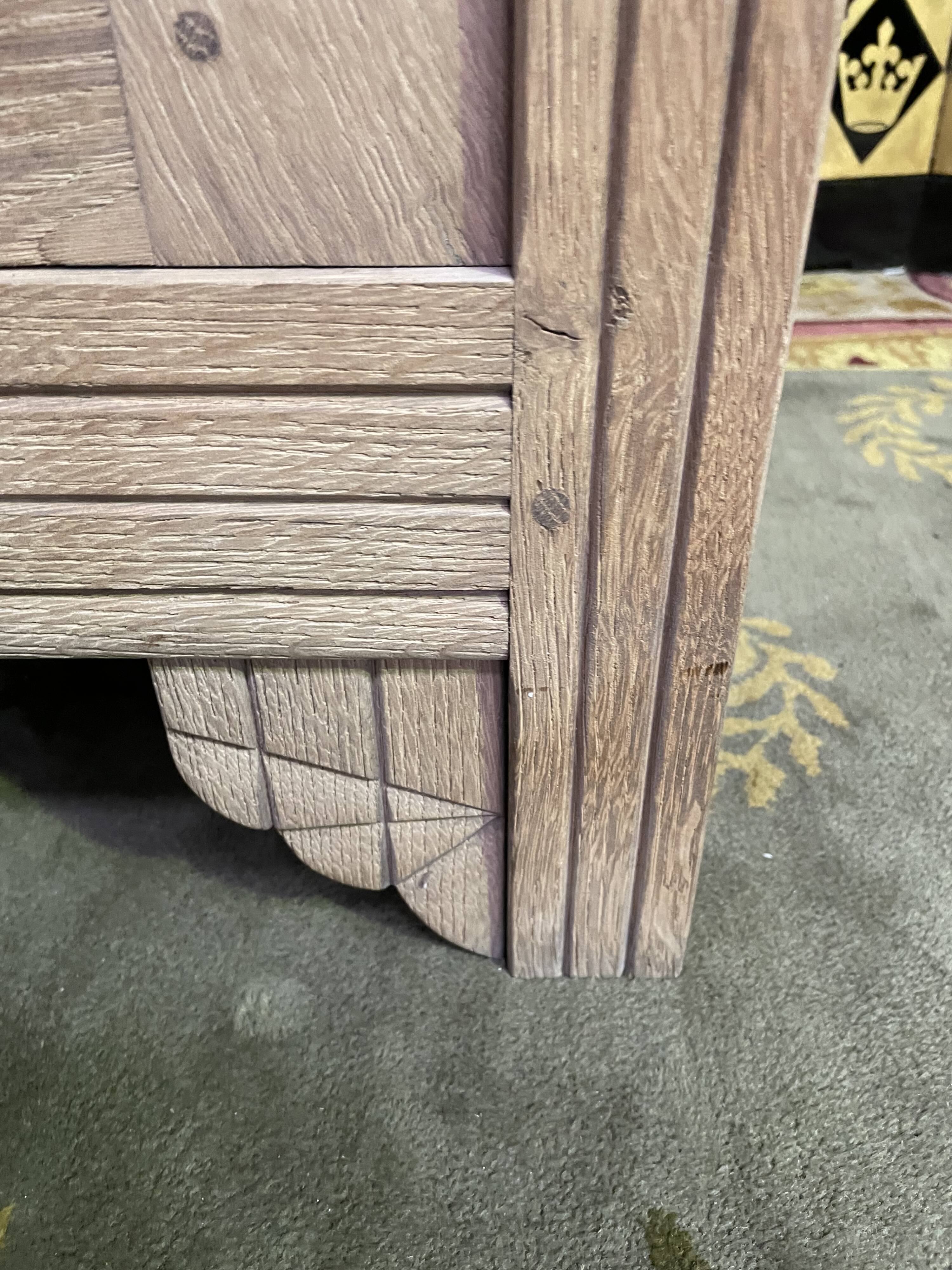 Wardrobe -Art Deco solid oak