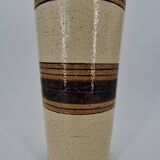 Ceramic scroll vase by Aldo Londi for Bitossi, Sahara model, Italy mid century