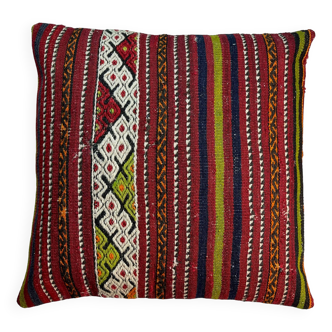 Housse de coussin kilim turc vintage, 55 x 55 cm