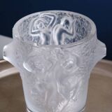 Seau à Champagne Vase “ganymède” En Cristal Par Lalique, XXe Siècle