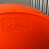 Orange vintage ice bucket