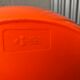 Orange vintage ice bucket