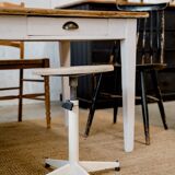 Industrial Cream Stool