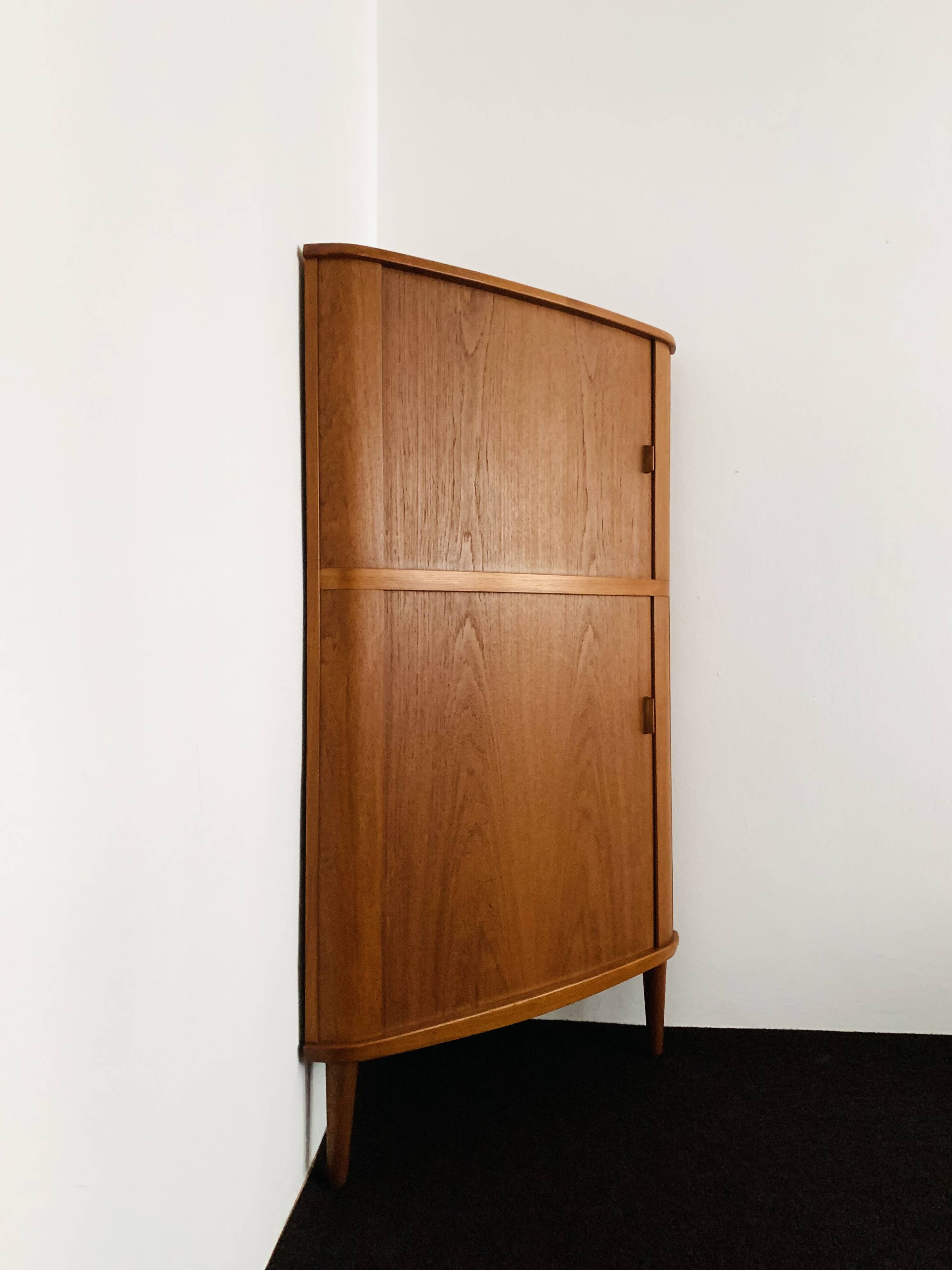Teakwood Corner Cabinets by Arne Hovmand-Olsen for Skovmand and Andersen