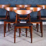 Vintage Rosewood Chairs by Kurt Østervig for KP Furniture, Denmark, 1960s, Set of 6