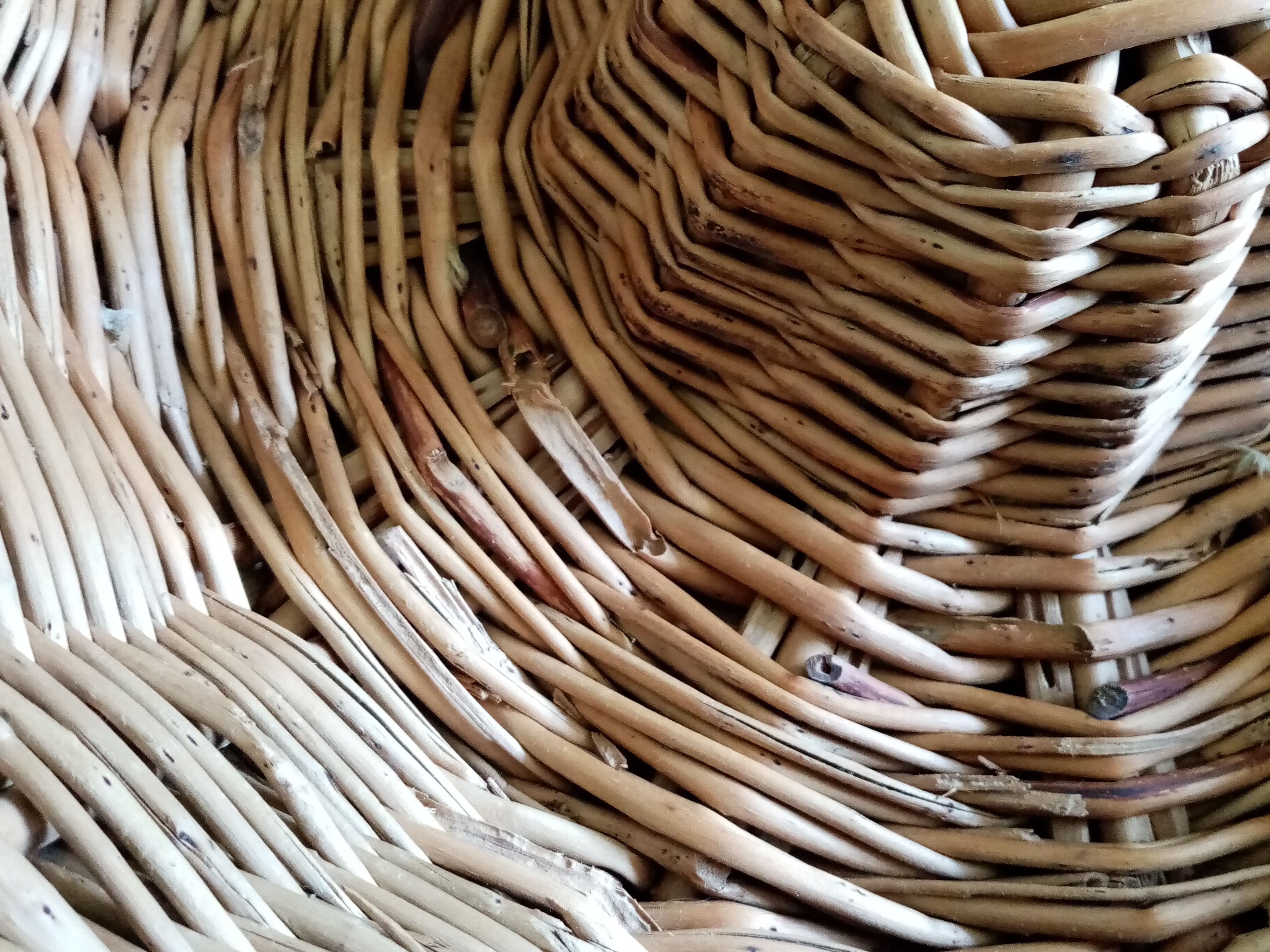 Panier rond plat décoration murale