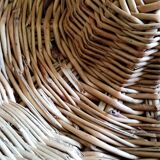 Panier rond plat décoration murale