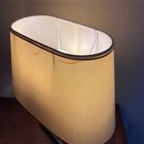 Ceramic lamp with rose decoration