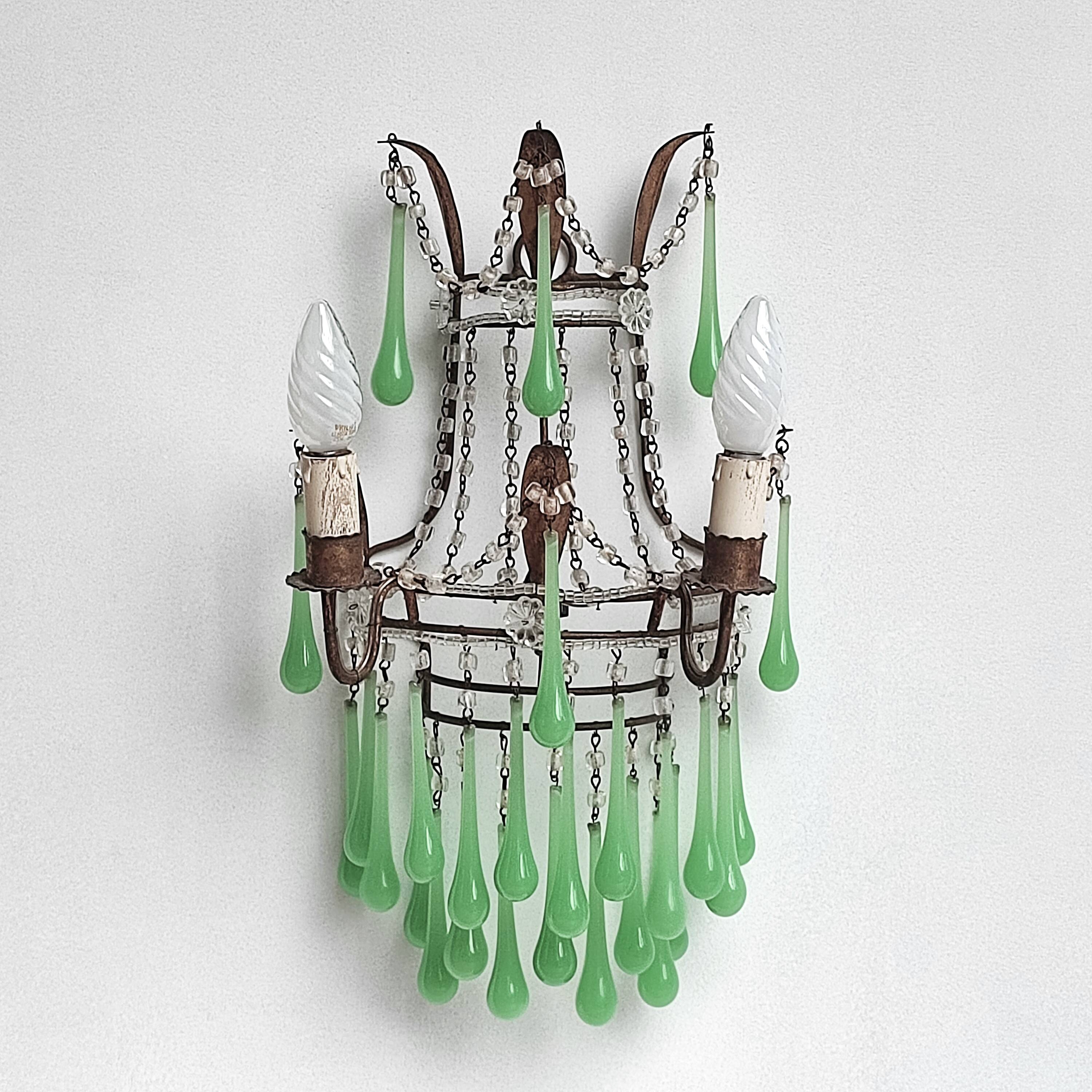 Italian chandelier with tassels