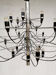 Design chandelier by Gino Sarfatti for Flos