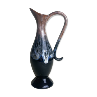 Grand Feu Flamed Ewer Vase