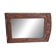 Miroir encadré en papier mâché Art Nouveau français vers 1900
