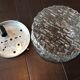 Round ceiling lamp in bulled glass / vintage 60s/70s