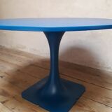 Table ronde piétement d'Étienne Fermigier 1970