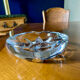 Baccarat crystal ashtray – Star-decorated model – 14 cm