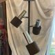 Metal ceiling lamp 3 spot vintage year 70